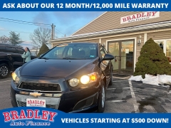 Used 2016  Chevrolet Sonic 4d Sedan LT AT at Bradley Auto Finance near Hudson&comma; NH