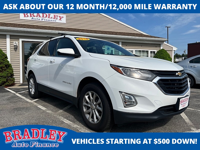 Used 2018 Chevrolet Equinox 4d SUV AWD LT w/1LT at Bradley Auto Finance near Hudson, NH