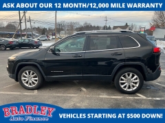 Used 2015  Jeep Cherokee 4d SUV 4WD Limited V6 at Bradley Auto Finance near Hudson&comma; NH
