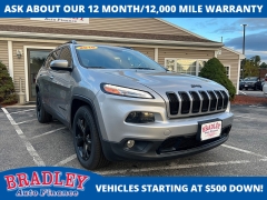 Used 2016  Jeep Cherokee 4d SUV 4WD Latitude at Bradley Auto Finance near Hudson, NH