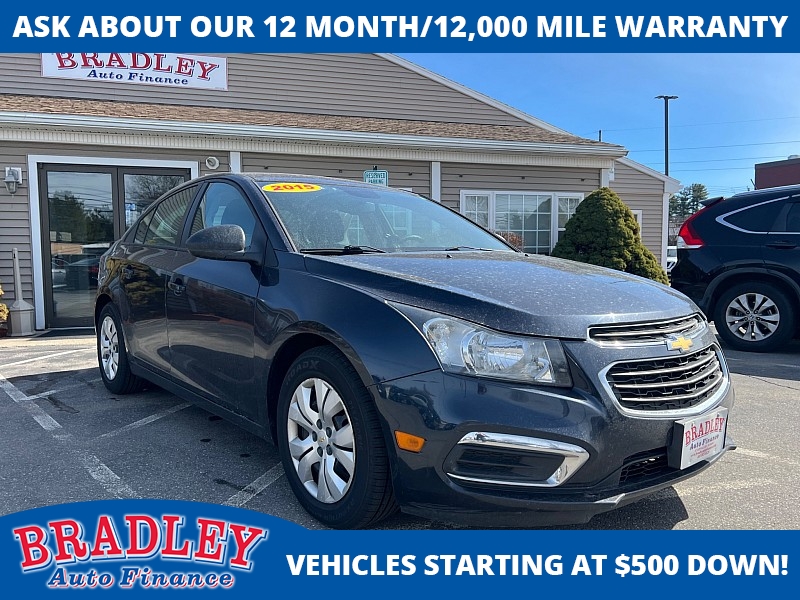 Used 2015  Chevrolet Cruze 4d Sedan LS Auto at Bradley Auto Finance near Hudson&comma; NH