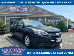 Used 2015 Chevrolet Malibu 4d Sedan LS at Bradley Auto Finance near Hudson, NH