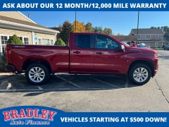 Used 2020 Chevrolet Silverado 1500 4WD Double Cab Custom at Bradley Auto Finance near Hudson, NH