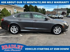 Used 2016  Chrysler 200 4d Sedan Limited I4 at Bradley Auto Finance near Hudson&comma; NH