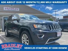  2015 Jeep Grand Cherokee 4d SUV 4WD Limited at Bradley Auto Finance near Hudson&comma; NH