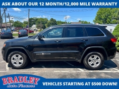 Used 2016  Jeep Grand Cherokee 4d SUV 4WD Laredo at Bradley Auto Finance near Hudson&comma; NH