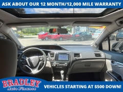 Used 2015  Honda Civic Sedan 4d EX at Bradley Auto Finance near Hudson&comma; NH