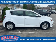Used 2017  Chevrolet Sonic 4d Hatchback LT w&sol;1FL at Bradley Auto Finance near Hudson&comma; NH
