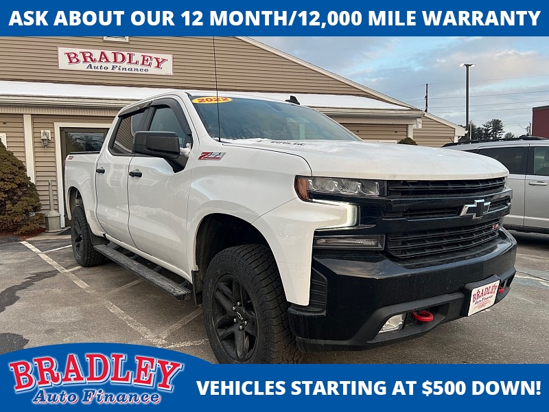 Used 2022  Chevrolet Silverado 1500 LTD 4WD Crew Cab 157" LT Trail Boss at Bradley Auto Finance near Hudson&comma; NH