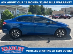 Used 2015  Honda Civic Sedan 4d EX at Bradley Auto Finance near Hudson&comma; NH