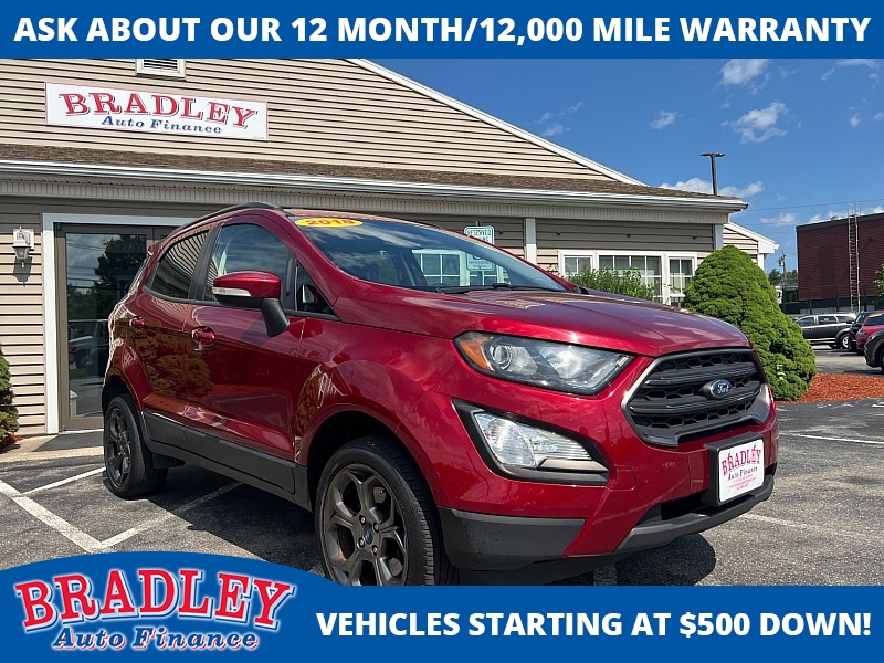 Used 2018 Ford EcoSport 4d SUV 4WD SES at Bradley Auto Finance near Hudson, NH