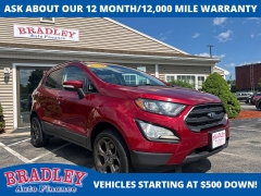Used 2018 Ford EcoSport 4d SUV 4WD SES at Bradley Auto Finance near Hudson, NH