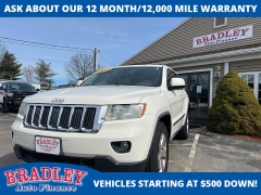 Used 2012  Jeep Grand Cherokee 4d SUV 4WD Laredo at Bradley Auto Finance near Hudson&comma; NH