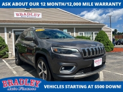  2019 Jeep Cherokee 4d SUV 4WD Limited 3&period;2L at Bradley Auto Finance near Hudson&comma; NH