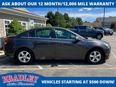 Used 2014  Chevrolet Cruze 4d Sedan LT1 AT at Bradley Auto Finance near Hudson&comma; NH