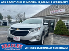 Used 2020  Chevrolet Equinox 4d SUV FWD LT w&sol;1LT at Bradley Auto Finance near Hudson&comma; NH