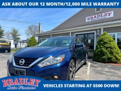 Used 2018  Nissan Altima 4d Sedan 2&period;5L SR Special Edition at Bradley Auto Finance near Hudson&comma; NH