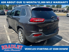Used 2014 Jeep Cherokee 4d SUV 4WD Limited V6 at Bradley Auto Finance near Hudson, NH