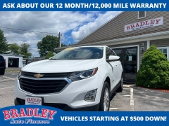 Used 2021  Chevrolet Equinox AWD 4dr LT w&sol;1LT at Bradley Auto Finance near Hudson&comma; NH