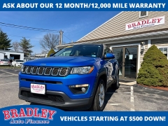 Used 2018  Jeep Compass 4d SUV 4WD Latitude Altitude at Bradley Auto Finance near Hudson&comma; NH