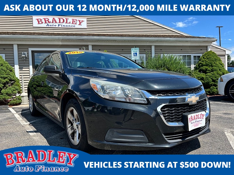 Used 2015  Chevrolet Malibu 4d Sedan LS at Bradley Auto Finance near Hudson&comma; NH