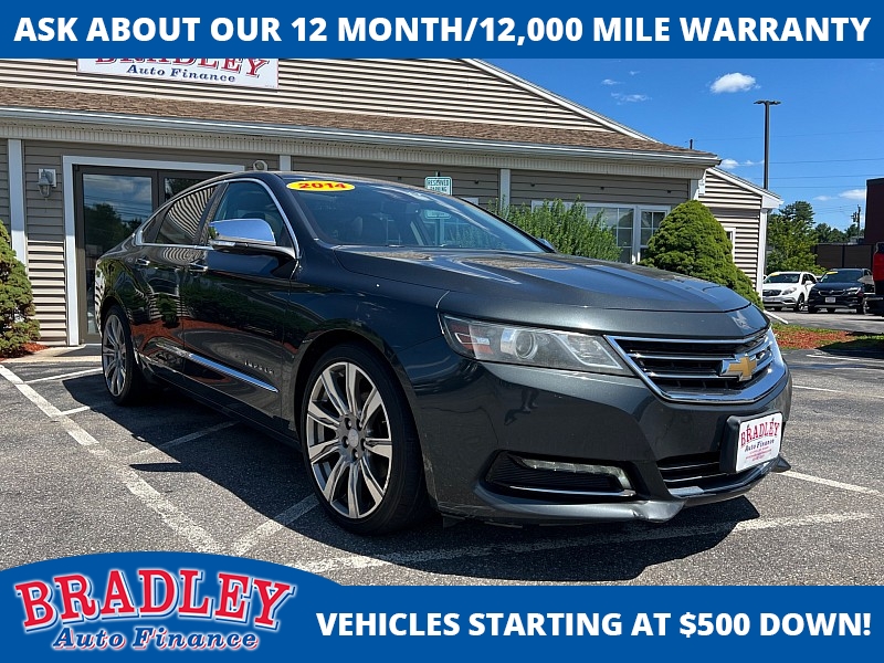 Used 2014  Chevrolet Impala 4d Sedan LTZ V6 at Bradley Auto Finance near Hudson, NH