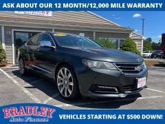 Used 2014 Chevrolet Impala 4d Sedan LTZ V6 at Bradley Auto Finance near Hudson, NH