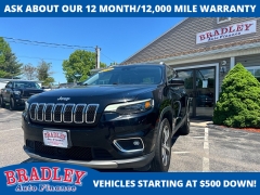 Used 2019  Jeep Cherokee 4d SUV 4WD Limited High Altitude 3&period;2L at Bradley Auto Finance near Hudson&comma; NH