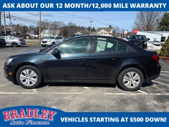 Used 2015  Chevrolet Cruze 4d Sedan LS Auto at Bradley Auto Finance near Hudson&comma; NH