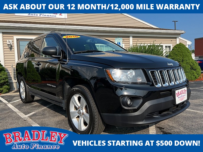 Used 2016  Jeep Compass 4d SUV 4WD Sport at Bradley Auto Finance near Hudson, NH