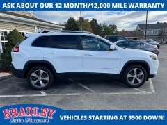 Used 2019  Jeep Cherokee 4d SUV 4WD Limited 3.2L at Bradley Auto Finance near Hudson, NH