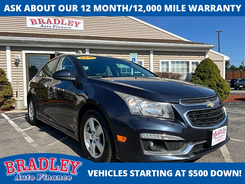 Used 2016  Chevrolet Cruze Limited 4d Sedan LT w&sol;1LT Auto at Bradley Auto Finance near Hudson&comma; NH