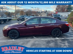 Used 2014  Honda Accord Sedan 4d LX CVT at Bradley Auto Finance near Hudson&comma; NH