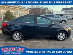 Used 2016  Chevrolet Sonic 4d Sedan LT AT at Bradley Auto Finance near Hudson&comma; NH