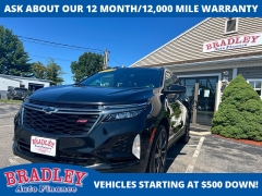 Used 2022  Chevrolet Equinox AWD 4dr RS at Bradley Auto Finance near Hudson&comma; NH