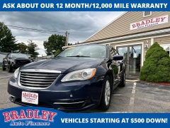 Used 2013  Chrysler 200 4d Sedan Touring at Bradley Auto Finance near Hudson&comma; NH