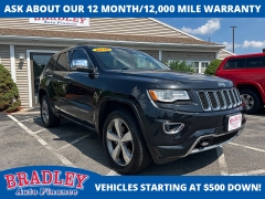 Used 2016 Jeep Grand Cherokee 4d SUV 4WD Overland at Bradley Auto Finance near Hudson, NH