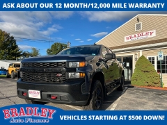 Used 2019 Chevrolet Silverado 1500 4WD Crew Cab Custom Trail Boss at Bradley Auto Finance near Hudson, NH