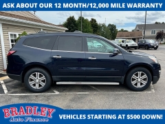 Used 2015  Chevrolet Traverse 4d SUV AWD LT1 at Bradley Auto Finance near Hudson&comma; NH