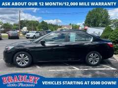 Used 2015  Honda Accord Sedan 4d LX CVT at Bradley Auto Finance near Hudson&comma; NH