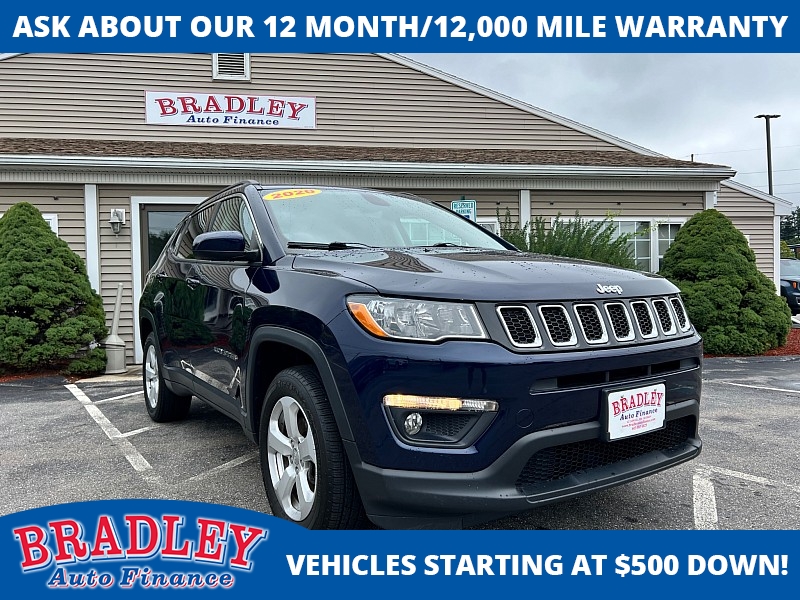 Used 2020  Jeep Compass 4d SUV 4WD Latitude at Bradley Auto Finance near Hudson&comma; NH