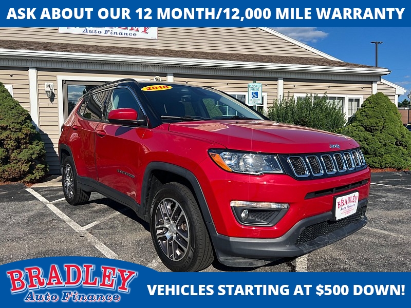 Used 2018 Jeep Compass 4d SUV 4WD Latitude at Bradley Auto Finance near Hudson, NH