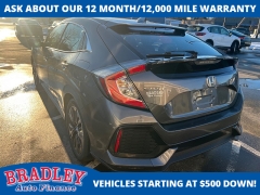 Used 2017  Honda Civic Hatchback 4d EX at Bradley Auto Finance near Hudson&comma; NH