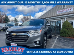 Used 2020  Chevrolet Traverse 4d SUV AWD LT Leather at Bradley Auto Finance near Hudson, NH
