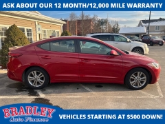 Used 2017  Hyundai Elantra 4d Sedan SE Auto at Bradley Auto Finance near Hudson&comma; NH