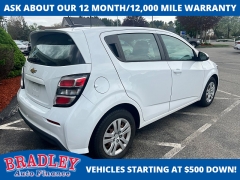Used 2017  Chevrolet Sonic 4d Hatchback LT w&sol;1FL at Bradley Auto Finance near Hudson&comma; NH