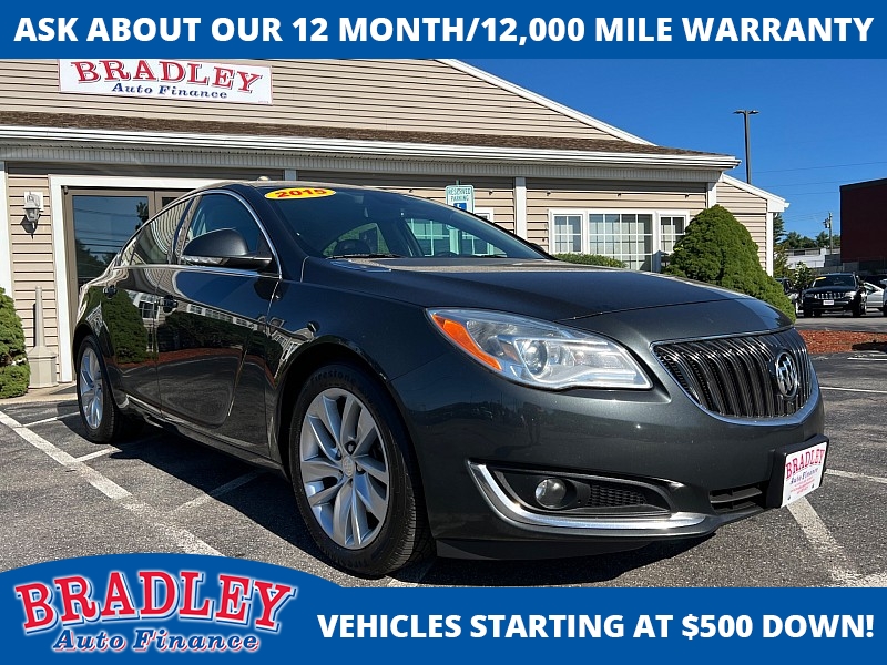 Used 2015  Buick Regal 4d Sedan Turbo Premium I at Bradley Auto Finance near Hudson, NH