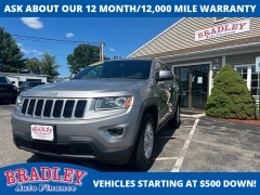 Used 2015 Jeep Grand Cherokee 4d SUV 4WD Laredo at Bradley Auto Finance near Hudson, NH
