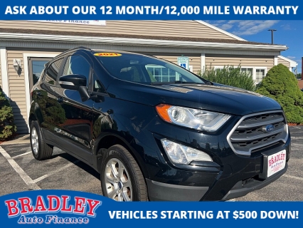 Used 2021 Ford EcoSport SE 4WD at Bradley Auto Finance near Hudson, NH