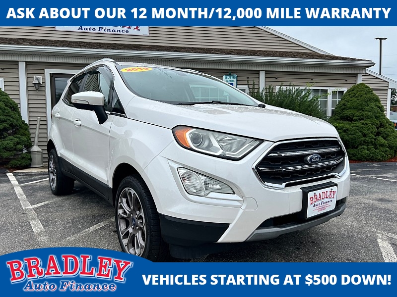 Used 2019  Ford EcoSport 4d SUV 4WD Titanium at Bradley Auto Finance near Hudson&comma; NH